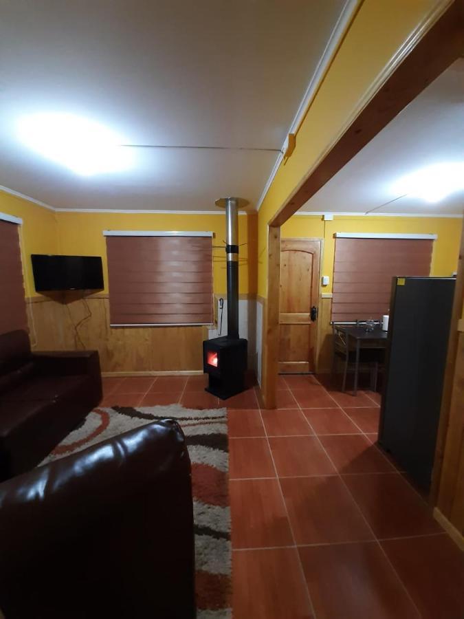 Vila Cabana Cavernas Austral Puerto Sanchez Exteriér fotografie